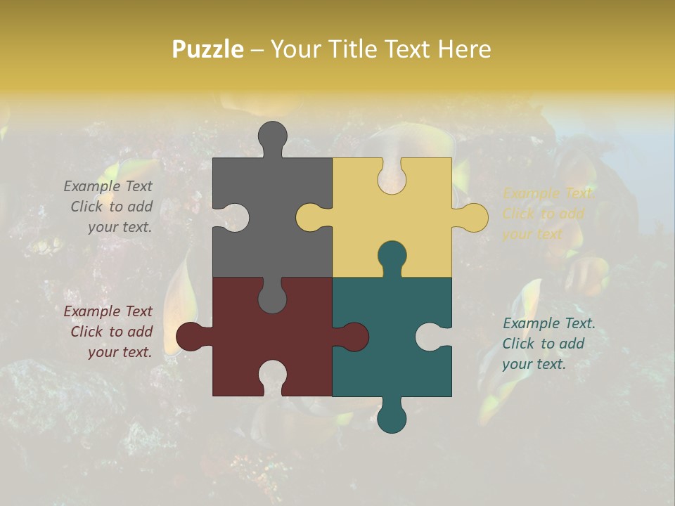 Coral Triangle Environment Coral PowerPoint Template