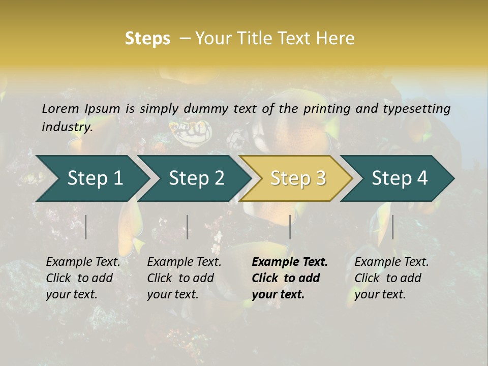Coral Triangle Environment Coral PowerPoint Template