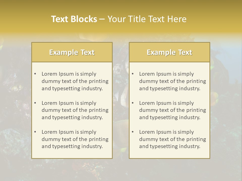 Coral Triangle Environment Coral PowerPoint Template
