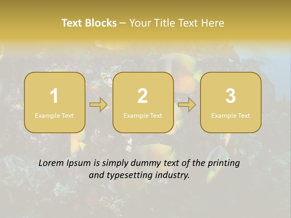 Coral Triangle Environment Coral PowerPoint Template