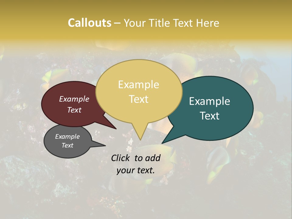 Coral Triangle Environment Coral PowerPoint Template