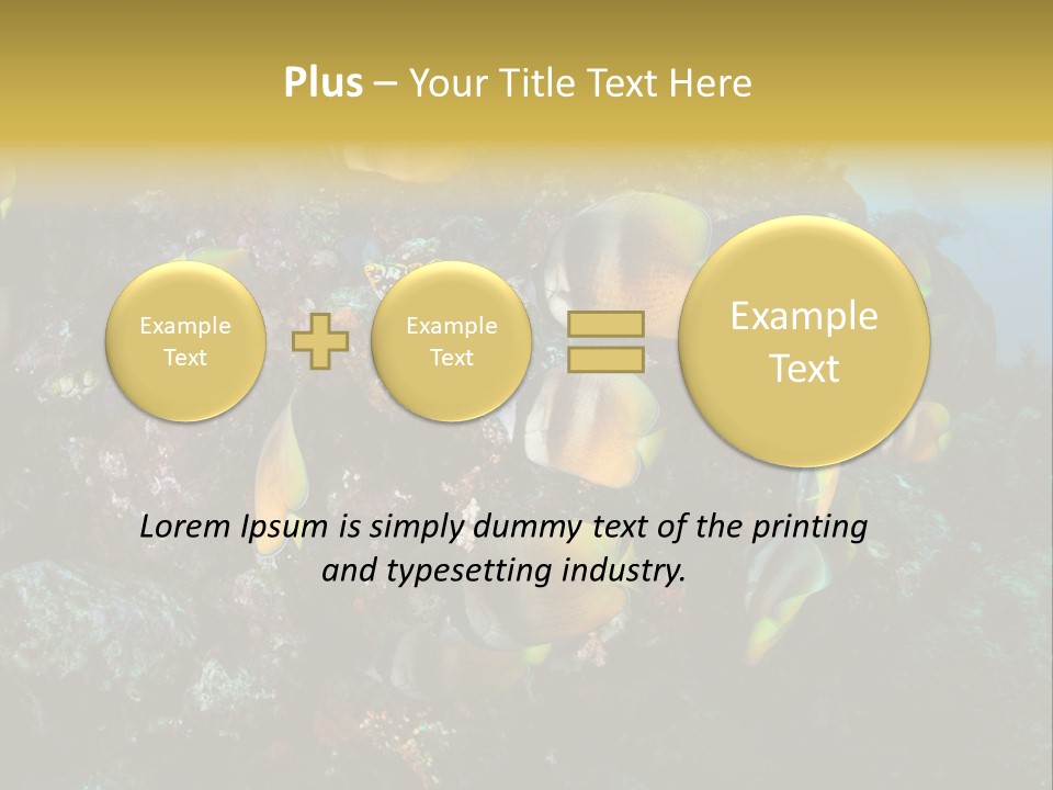 Coral Triangle Environment Coral PowerPoint Template