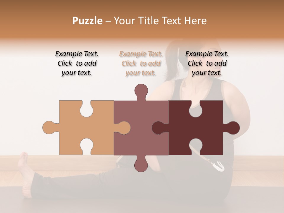 Yoga Slim Stress PowerPoint Template