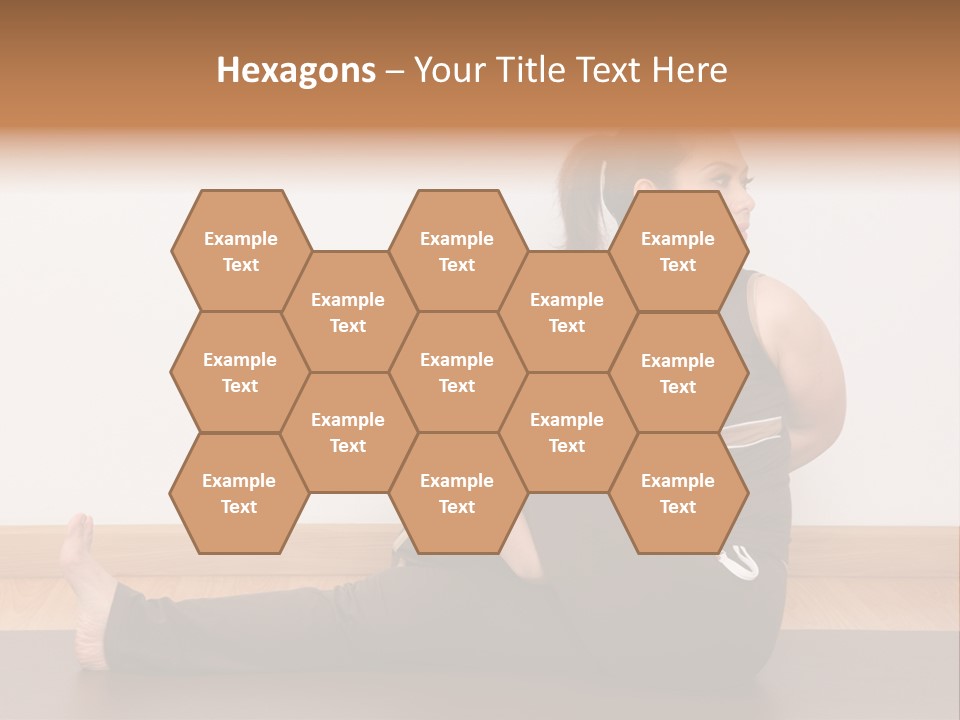 Yoga Slim Stress PowerPoint Template