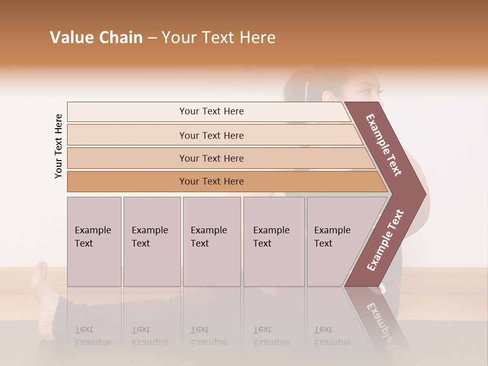 Yoga Slim Stress PowerPoint Template