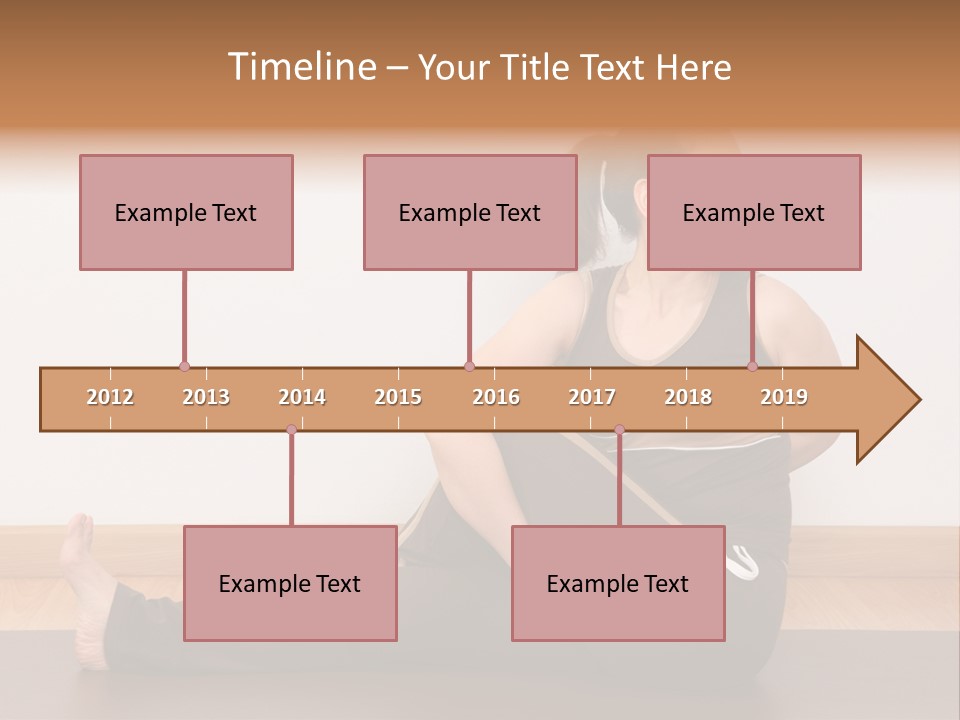 Yoga Slim Stress PowerPoint Template
