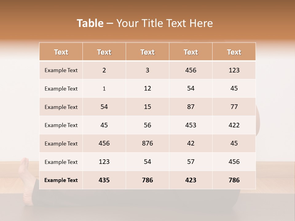 Yoga Slim Stress PowerPoint Template