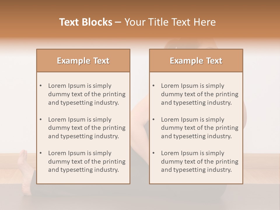 Yoga Slim Stress PowerPoint Template