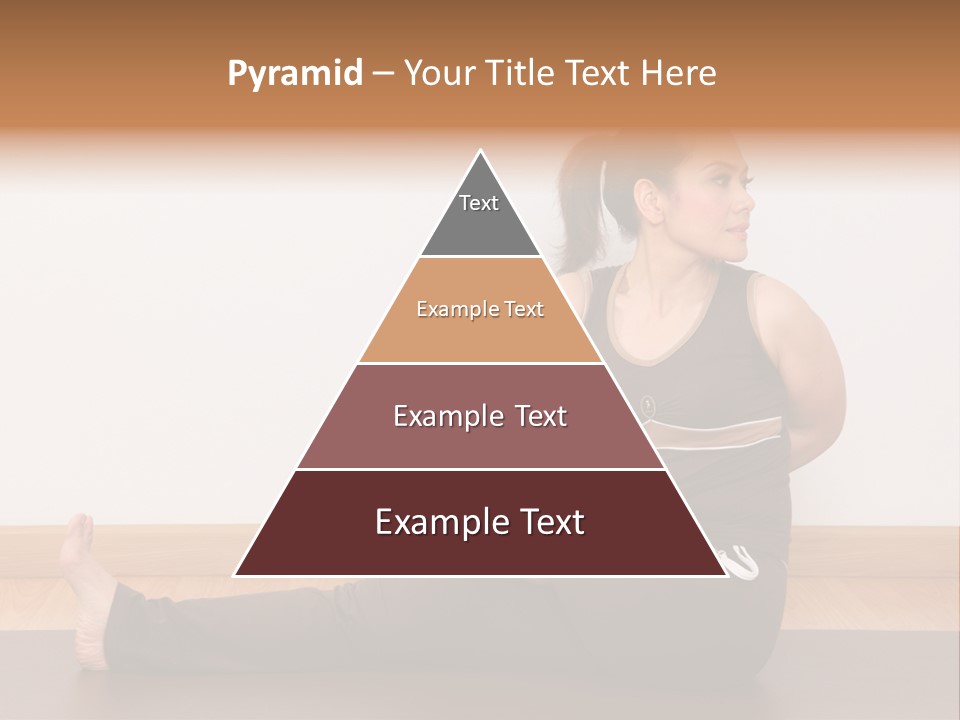 Yoga Slim Stress PowerPoint Template
