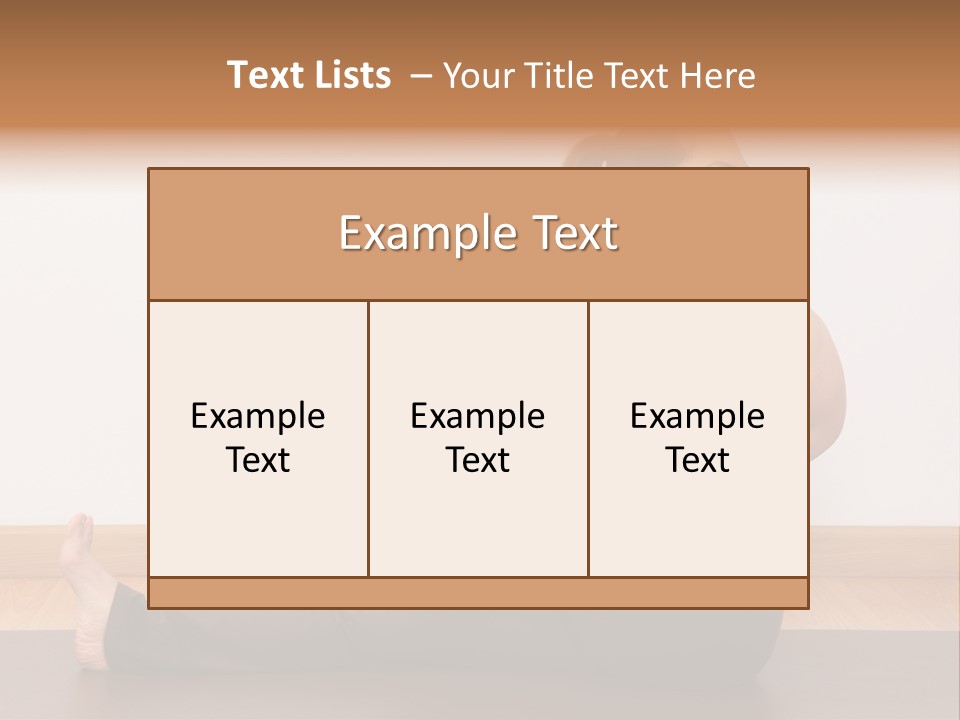 Yoga Slim Stress PowerPoint Template