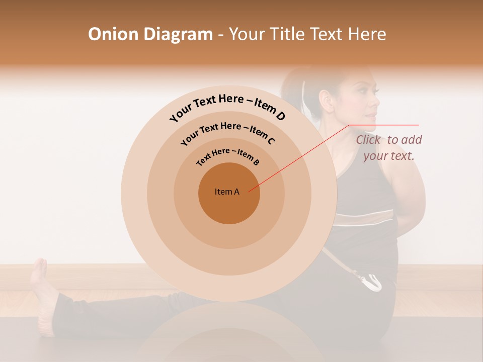 Yoga Slim Stress PowerPoint Template