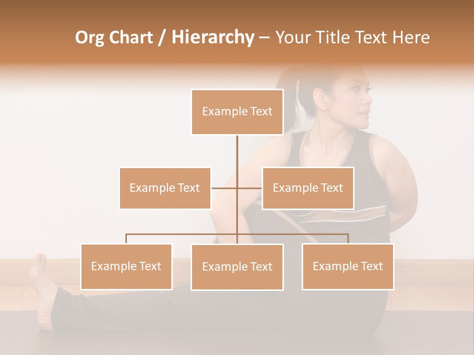 Yoga Slim Stress PowerPoint Template