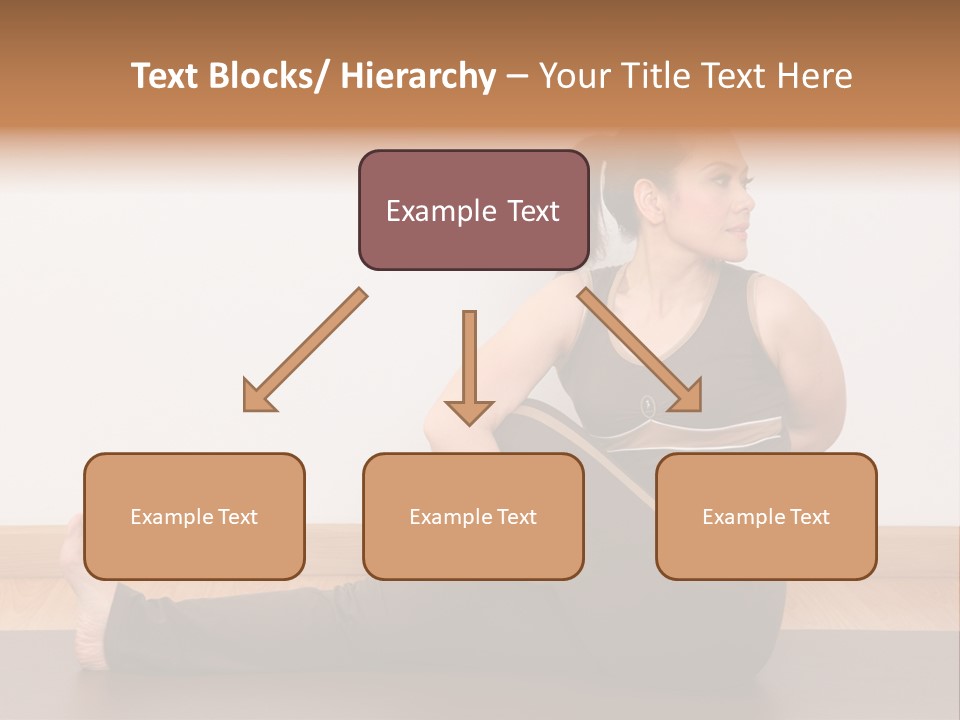 Yoga Slim Stress PowerPoint Template