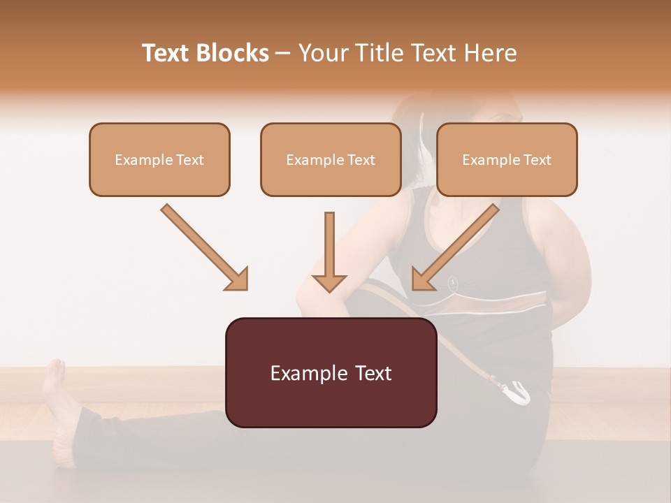 Yoga Slim Stress PowerPoint Template