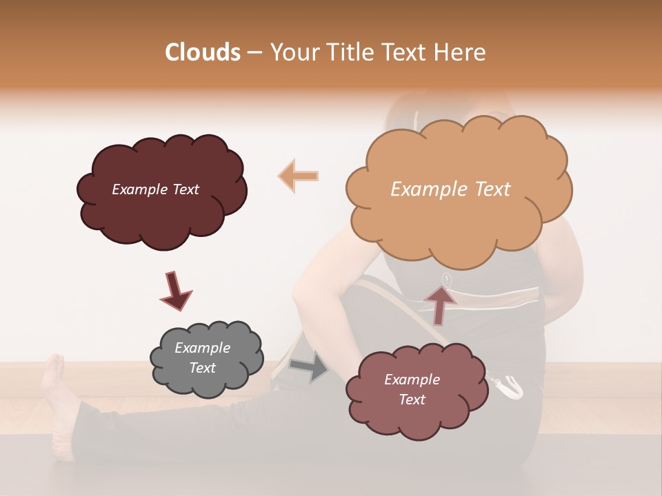 Yoga Slim Stress PowerPoint Template