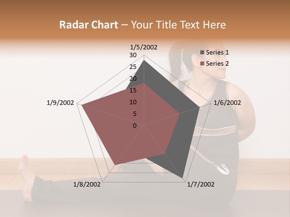 Yoga Slim Stress PowerPoint Template