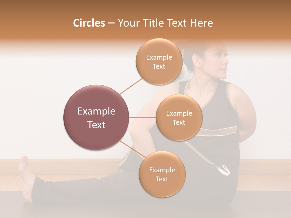 Yoga Slim Stress PowerPoint Template