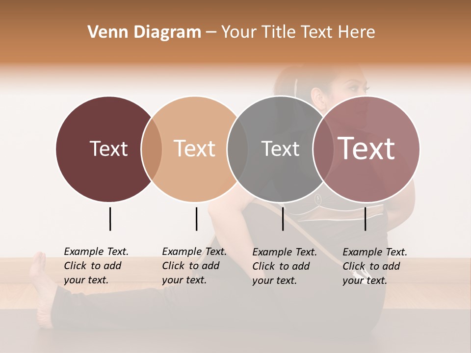 Yoga Slim Stress PowerPoint Template