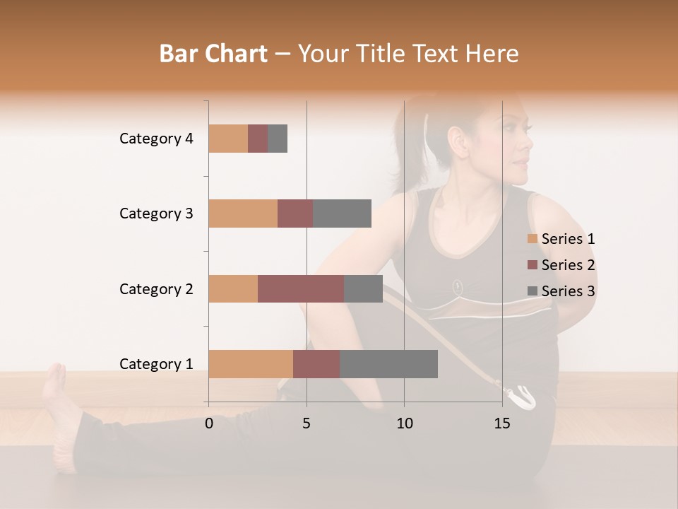 Yoga Slim Stress PowerPoint Template