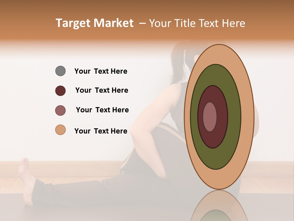 Yoga Slim Stress PowerPoint Template