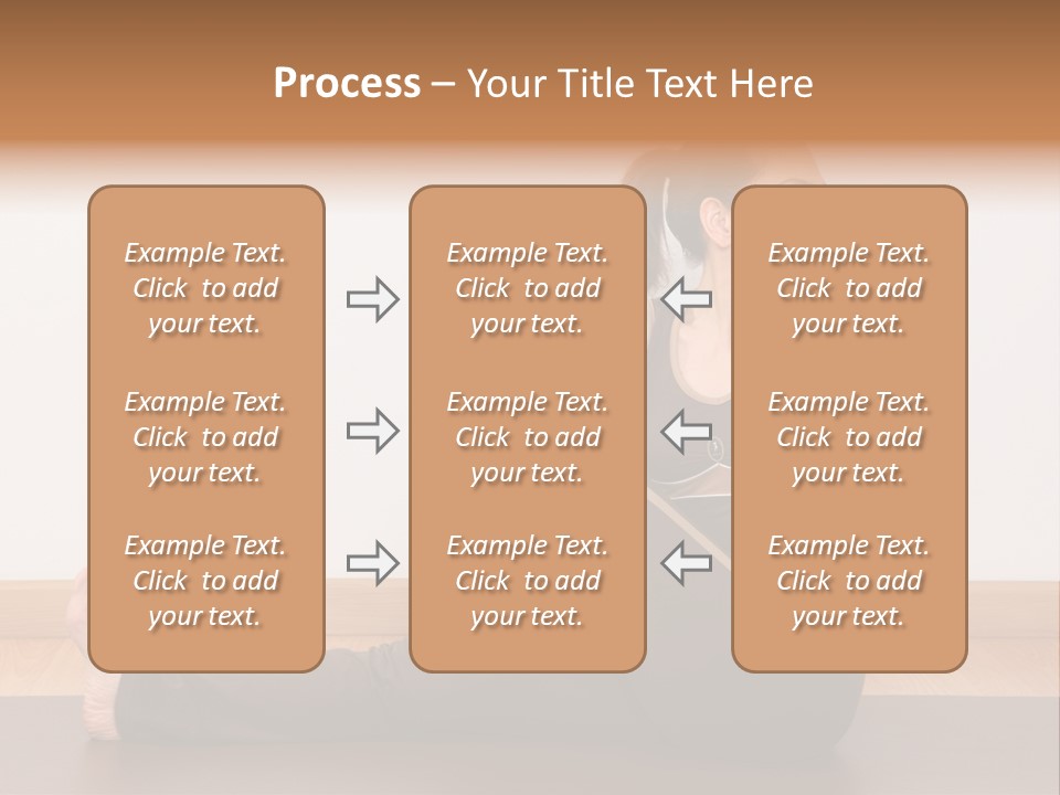 Yoga Slim Stress PowerPoint Template