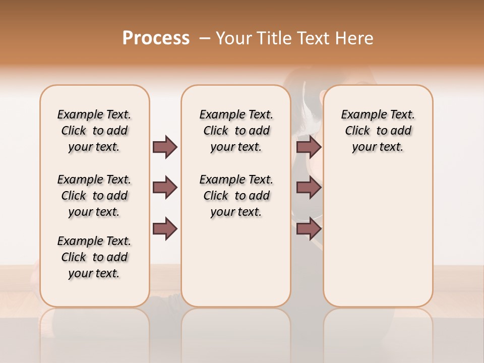 Yoga Slim Stress PowerPoint Template