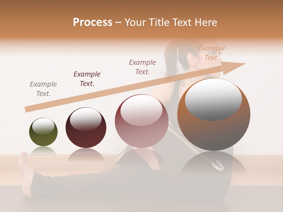 Yoga Slim Stress PowerPoint Template