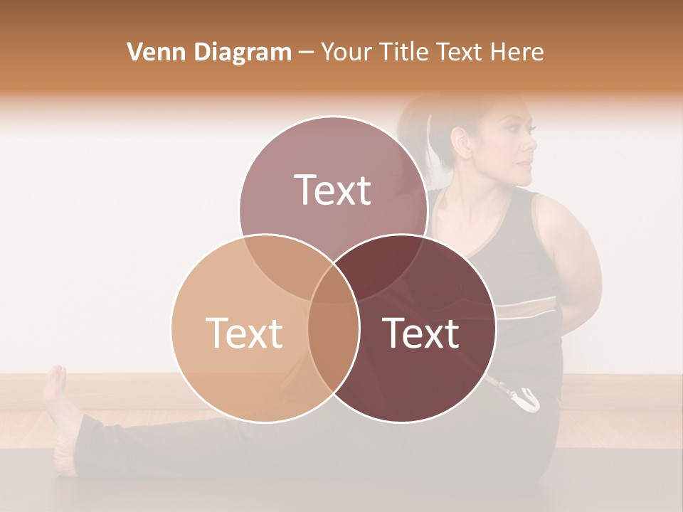 Yoga Slim Stress PowerPoint Template