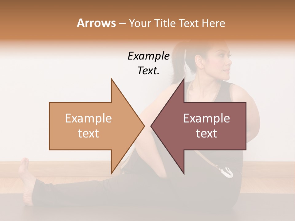 Yoga Slim Stress PowerPoint Template