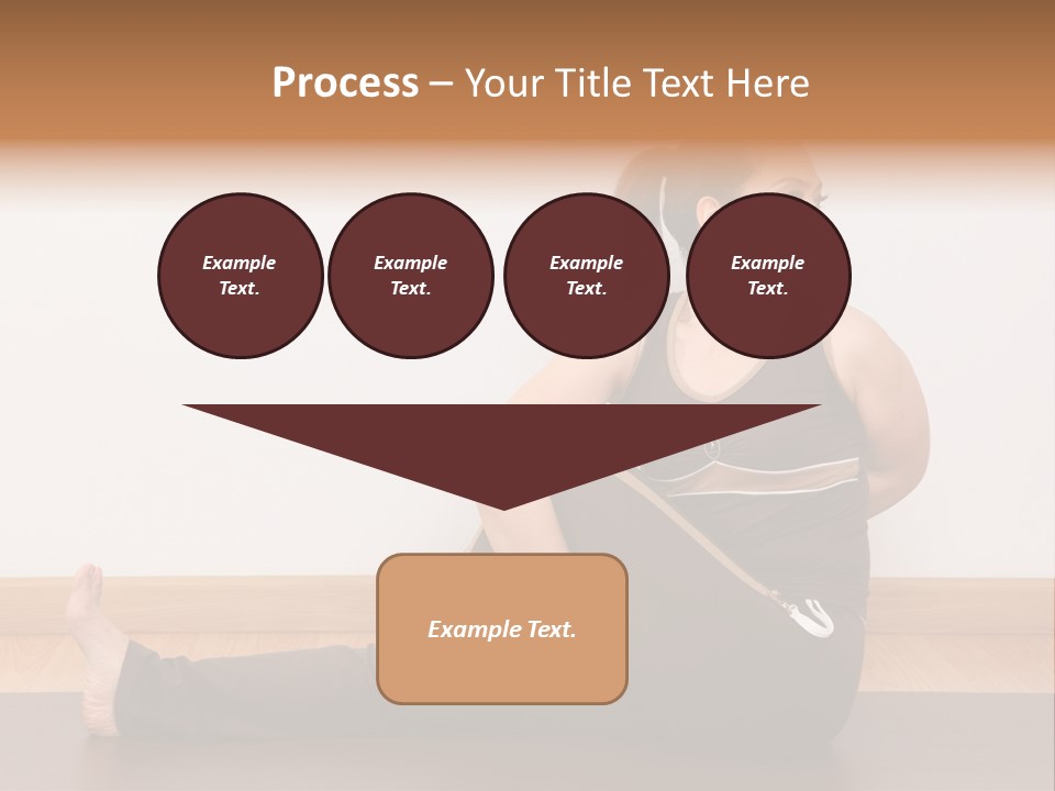 Yoga Slim Stress PowerPoint Template