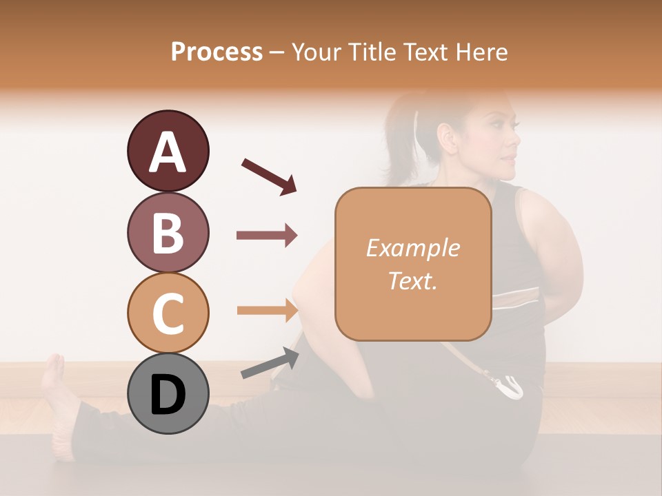 Yoga Slim Stress PowerPoint Template