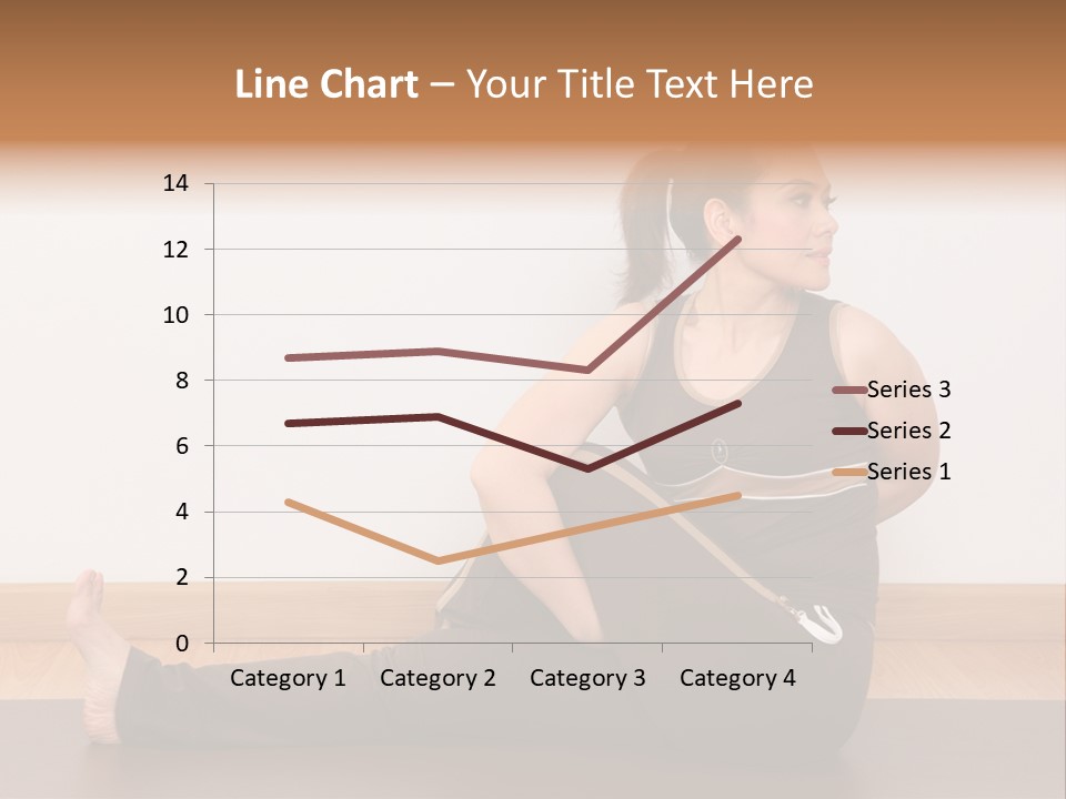 Yoga Slim Stress PowerPoint Template