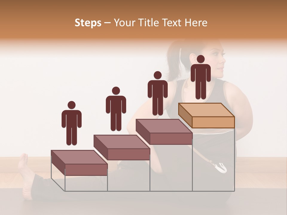 Yoga Slim Stress PowerPoint Template