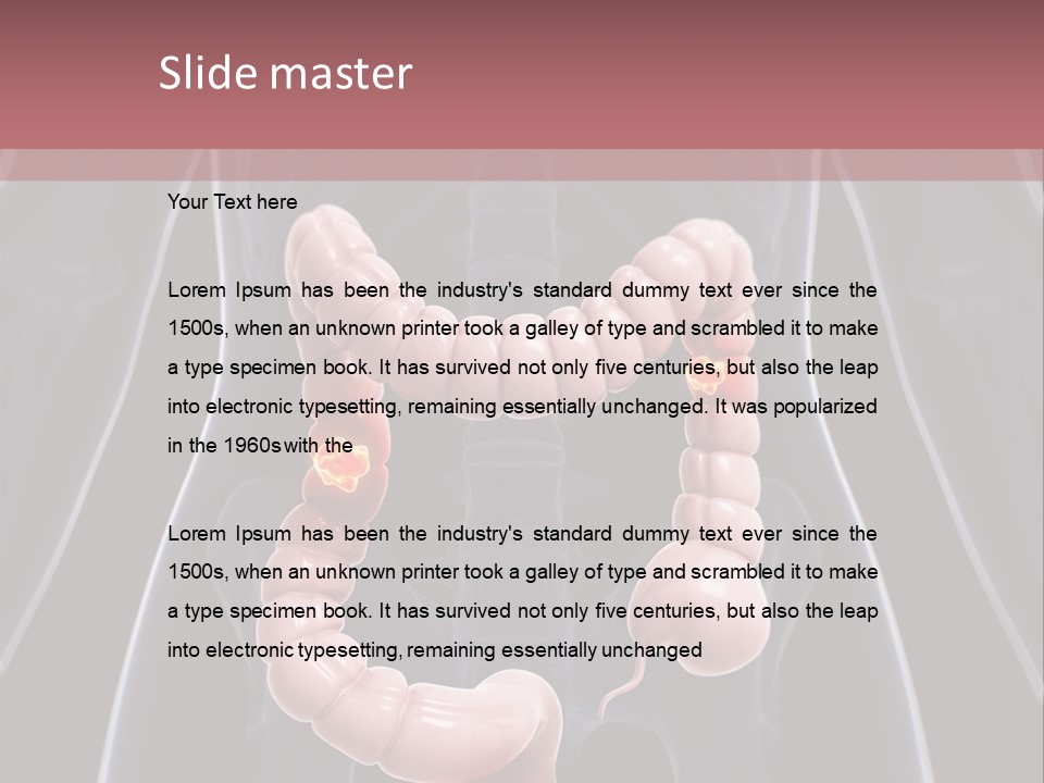 Vitals Digestive Tumor PowerPoint Template