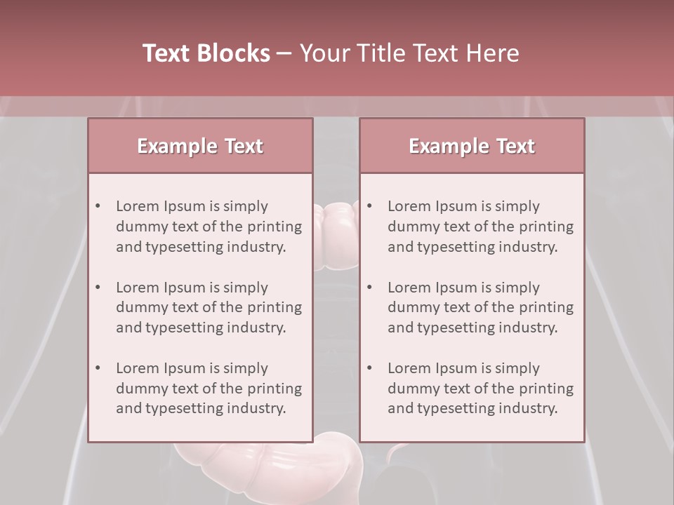 Vitals Digestive Tumor PowerPoint Template