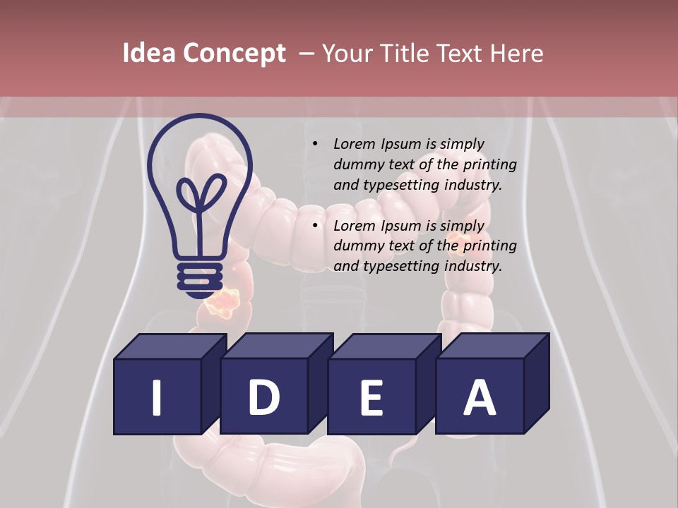 Vitals Digestive Tumor PowerPoint Template