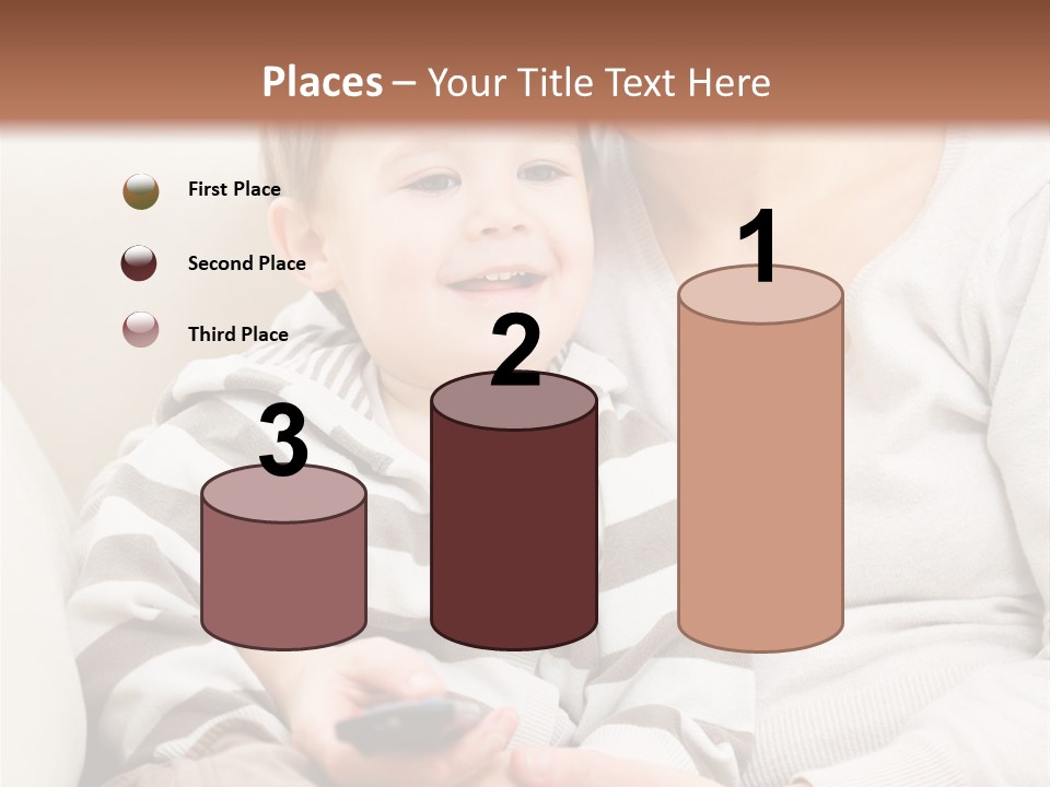 Young Sitting Care PowerPoint Template