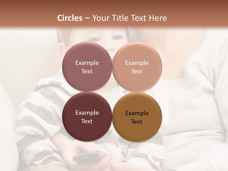 Young Sitting Care PowerPoint Template