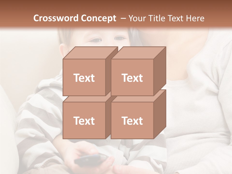 Young Sitting Care PowerPoint Template