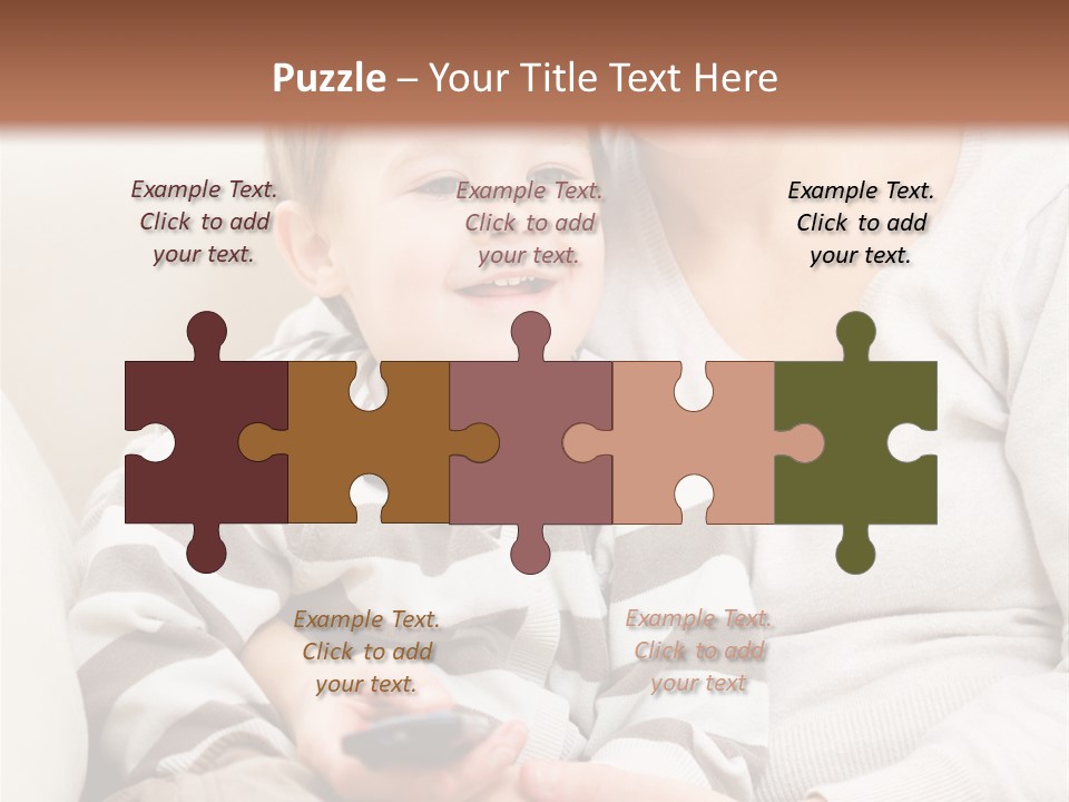 Young Sitting Care PowerPoint Template