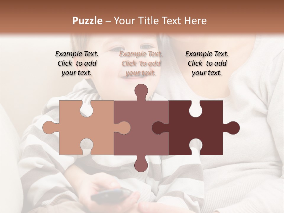 Young Sitting Care PowerPoint Template