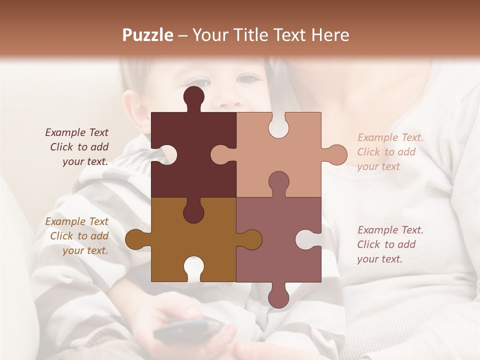 Young Sitting Care PowerPoint Template