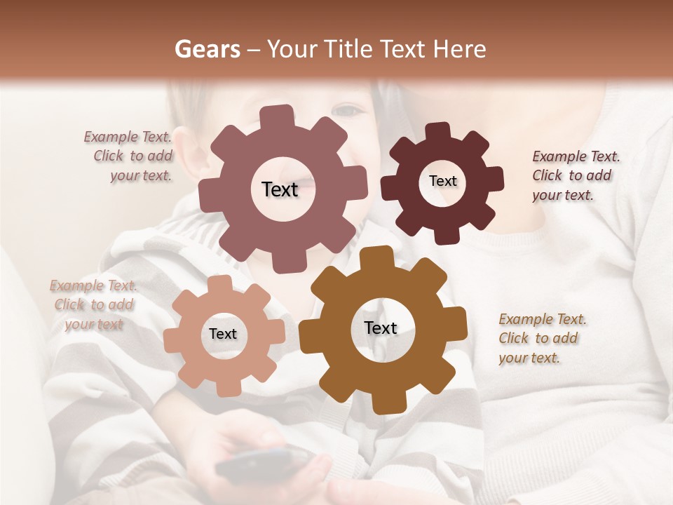 Young Sitting Care PowerPoint Template