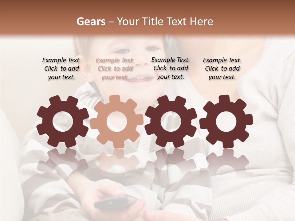 Young Sitting Care PowerPoint Template