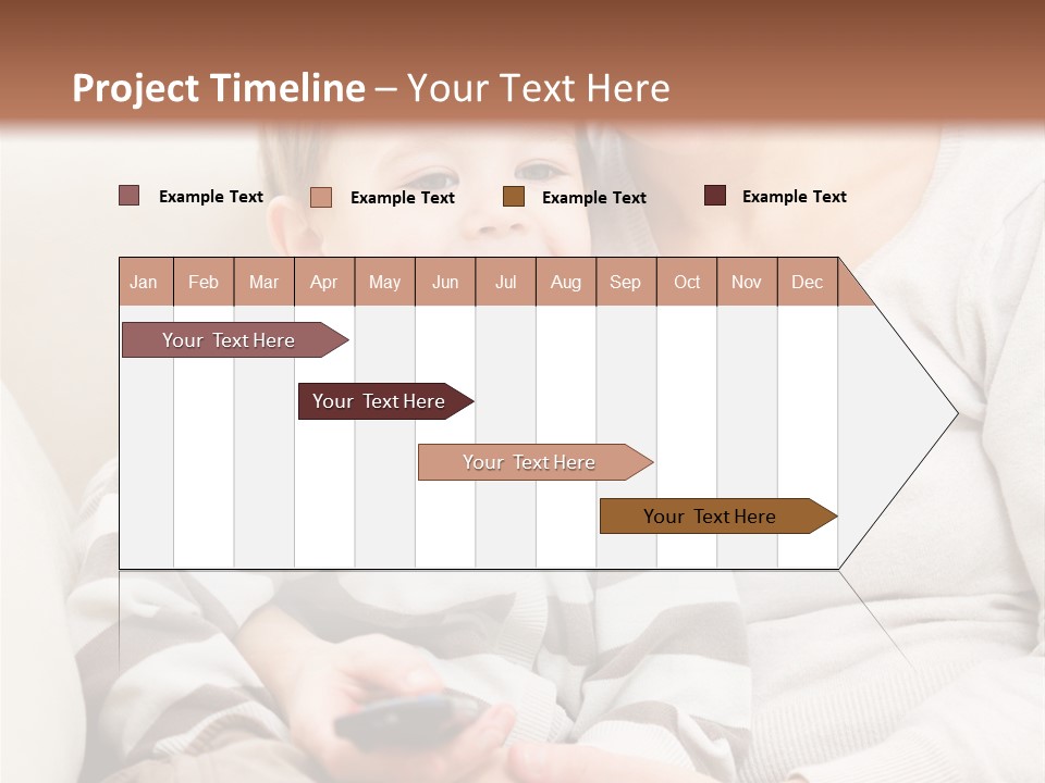 Young Sitting Care PowerPoint Template