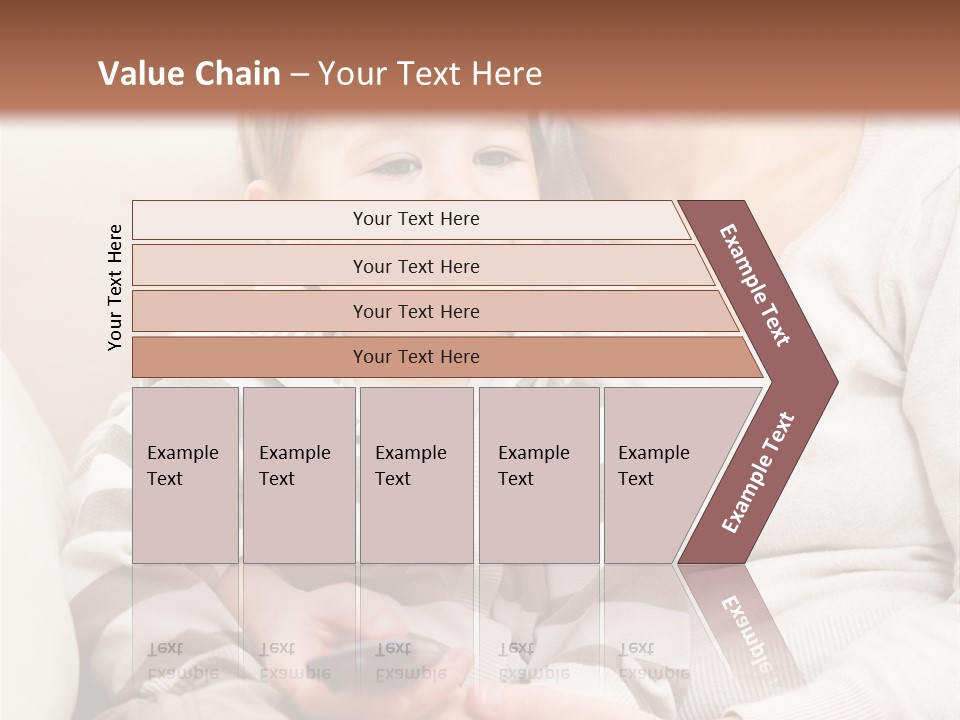 Young Sitting Care PowerPoint Template
