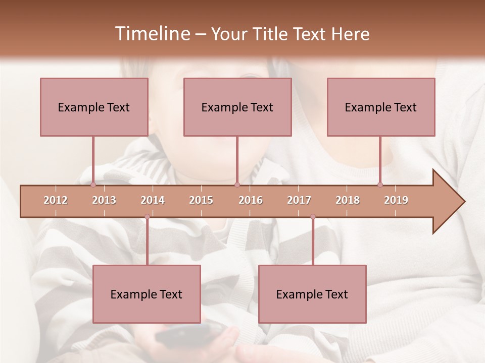 Young Sitting Care PowerPoint Template