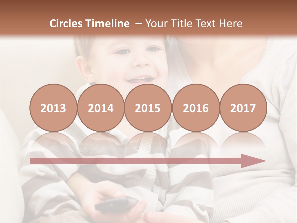 Young Sitting Care PowerPoint Template