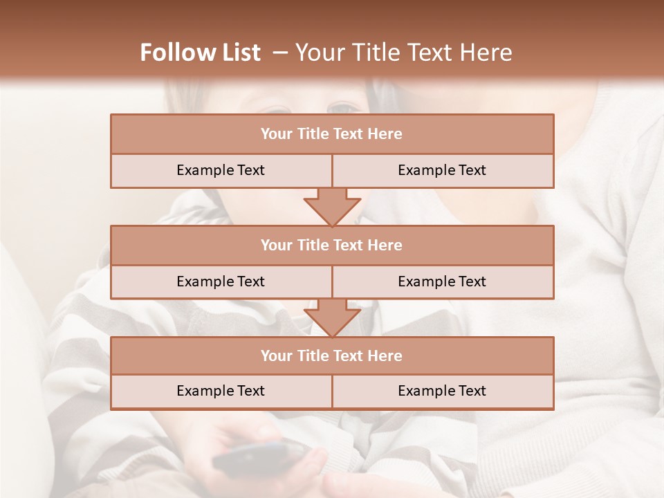 Young Sitting Care PowerPoint Template