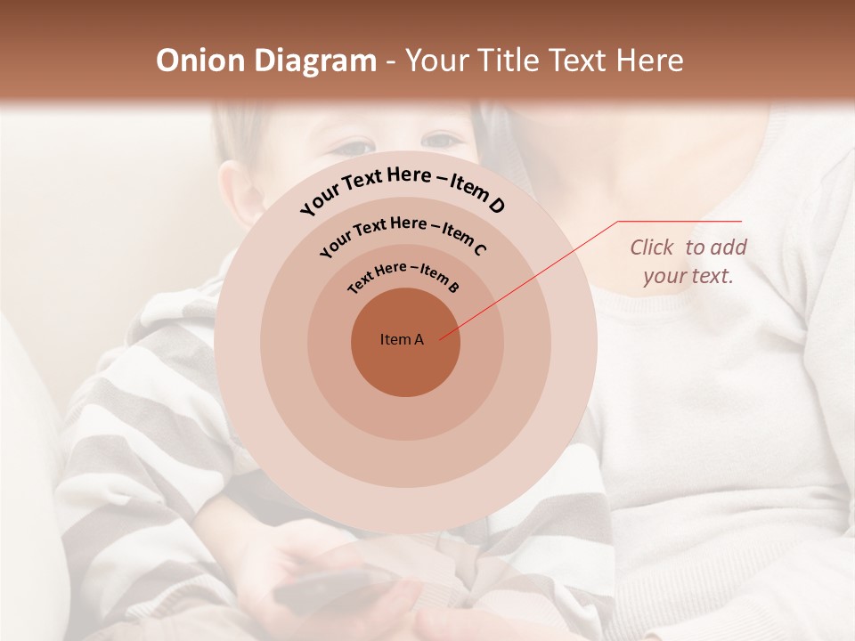 Young Sitting Care PowerPoint Template